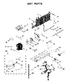 Unit parts Diagram and Parts List for WRT318FZDM06  Whirlpool Refrigerator