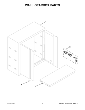 Part Location Diagram of W10647916 Whirlpool SHELF