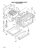 SECTION Diagram and Parts List for RS363PXYH2  Whirlpool Range