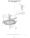 UPPER WASH AND RINSE Diagram and Parts List for 4KUDI220T2  KitchenAid Dishwasher