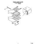 OVEN LINER Diagram and Parts List for KEBI241YWH1  KitchenAid Wall Oven