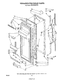 Part Location Diagram of 985528 Whirlpool SHELF-CANT