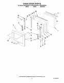 Part Location Diagram of W10292381 Whirlpool Door Handle - Black