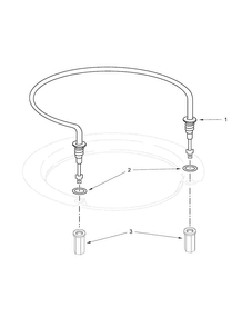 Heater Parts Diagram and Parts List for WDT790SAYW3  Whirlpool Dishwasher