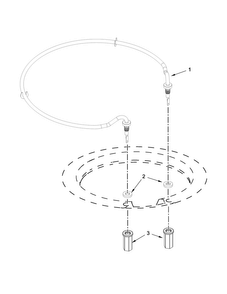 Heater Parts Diagram and Parts List for KDTE404DWH0  KitchenAid Dishwasher