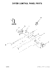 Dryer control panel parts Diagram and Parts List for 11081442710  Kenmore Washer Dryer Combo