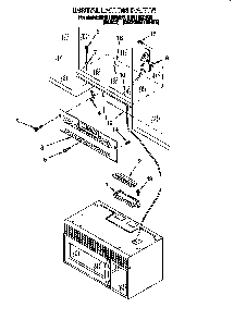 Installation Diagram and Parts List for 4361  Whirlpool Microwave