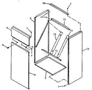 Part Location Diagram of DA97-18211A Samsung Assembly CAP DOOR-LOW LEFT;BRR9000M,ABS,18