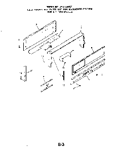 Backguard Diagram and Parts List for 1313*1A  Roper Range