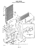 UNIT Diagram and Parts List for ET16JKXRWR0  Whirlpool Refrigerator