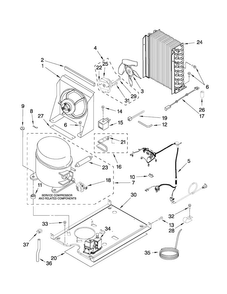 Unit Parts Diagram and Parts List for 10689583705  Kenmore Ice Maker