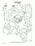 OVEN PARTS Diagram and Parts List for KGRS807XSP00  KitchenAid Range
