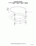 HEATER PARTS Diagram and Parts List for DU1301XTVQ5  Whirlpool Dishwasher