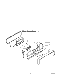 BACKGUARD Diagram and Parts List for SF330PEWN3  Whirlpool Range
