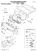 TOP AND CONSOLE PARTS Diagram and Parts List for KGHS02RMT2  KitchenAid Dryer