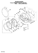 Part Location Diagram of W10044609A Whirlpool Hose Kit