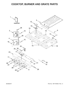 Part Location Diagram of W10896182 Whirlpool Installation instructions