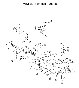 Water system parts Diagram and Parts List for 7MWFW6622HW2  Whirlpool Washer