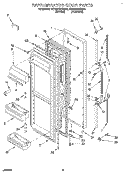 Part Location Diagram of 4362040 Whirlpool PANEL-EXT