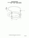 HEATER PARTS Diagram and Parts List for TUD8700XQ0  Estate Dishwasher