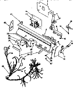 Control Panel Parts Diagram and Parts List for KUDT23HY3  KitchenAid Dishwasher