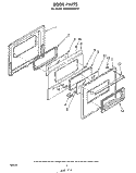 SECTION Diagram and Parts List for RB2000XKW0  Whirlpool Wall Oven