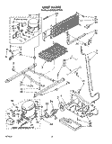 Part Location Diagram of 1105546 Whirlpool EXCHANGER, HEAT