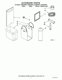 ACCESSORY PARTS Diagram and Parts List for GX900QPPT3  Whirlpool Trash Compactor