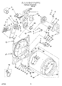 SECTION Diagram and Parts List for KEYE679BBL1  KitchenAid Dryer