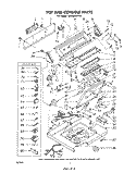 TOP AND CONSOLE Diagram and Parts List for LA9800XPW1  Whirlpool Washer