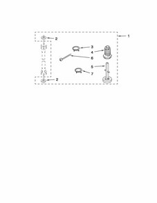 Miscellaneous Parts Diagram and Parts List for 11080754006  Kenmore Washer Dryer Combo