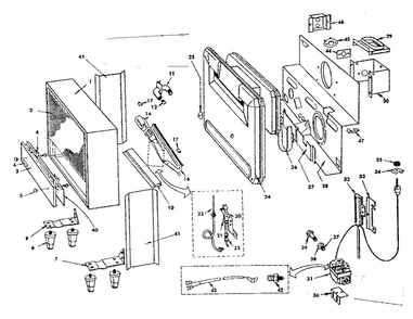 Part Location Diagram of K12265 Maytag Thermostat knob