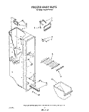 FREEZER LINER Diagram and Parts List for TS22AWXWW00  Whirlpool Refrigerator