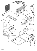 UNIT PARTS Diagram and Parts List for ET1PHKXPQ00  Whirlpool Refrigerator