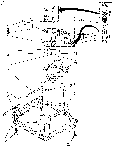 Machine Base Diagram and Parts List for LA5580XSN3  Whirlpool Washer