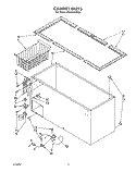 SECTION Diagram and Parts List for EH220FXWN00  Whirlpool Freezer