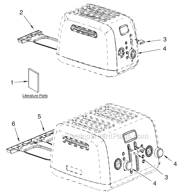 Page A Diagram and Parts List for KMT4115 Series 0 KitchenAid Miscellaneous