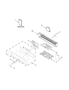 Part Location Diagram of WPW10623991 Whirlpool Control, Electric