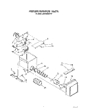 FREEZER INTERIOR Diagram and Parts List for JWARG482WP01  Whirlpool Refrigerator