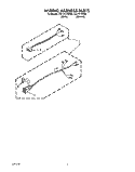 WIRING HARNESS Diagram and Parts List for CG1751XWN0  Whirlpool Dryer