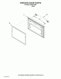 FREEZER DOOR PARTS Diagram and Parts List for GX5FHTXVB05  Whirlpool Refrigerator