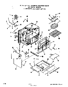 Body Diagram and Parts List for 2326*0A  Roper Range