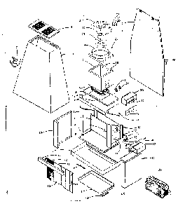Replacement Parts Diagram and Parts List for 155581311  Kenmore Furnace