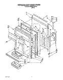 REFRIGERATOR DOOR Diagram and Parts List for 3XARG475WP02  Whirlpool Refrigerator