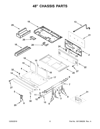 Part Location Diagram of W11402038 Whirlpool PLATE-COVR