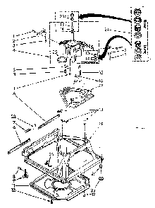 Machine Base Diagram and Parts List for LA5500XSN0  Whirlpool Washer