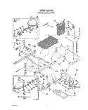 UNIT Diagram and Parts List for JWARG482WP01  Whirlpool Refrigerator