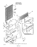 UNIT Diagram and Parts List for TT18CKXWN01  Whirlpool Refrigerator