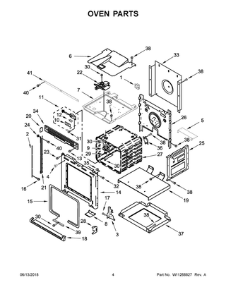 Oven Parts Diagram and Parts List for KODC304EBL01  Whirlpool Wall Oven