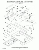 Part Location Diagram of W10269191 Whirlpool TUBING-GAS